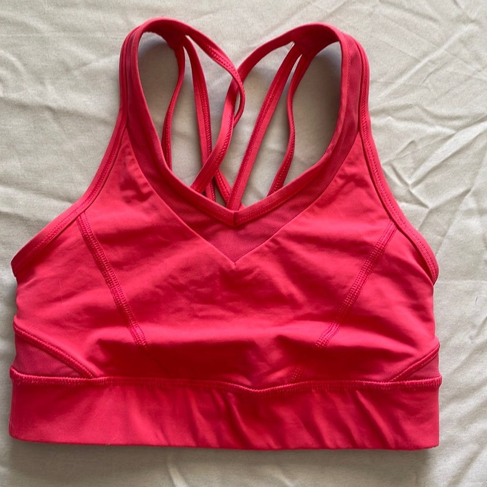 Lululemon Strappy Sports Bra with Mesh, size 2